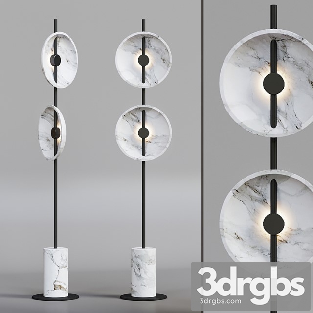 Floor Lamp Rakumba Lighting Mito Floor Lamp 3dsmax Download - thumbnail 1