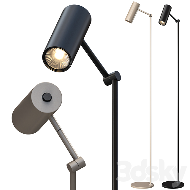 Floor lamp Romi Amsterdam Montreux 3DS Max Model - thumbnail 2