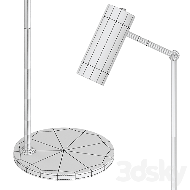 Floor lamp Romi Amsterdam Montreux 3DS Max Model - thumbnail 4