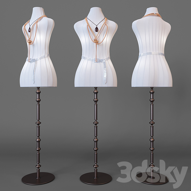 Floor lamp silhouette 3DSMax File - thumbnail 1