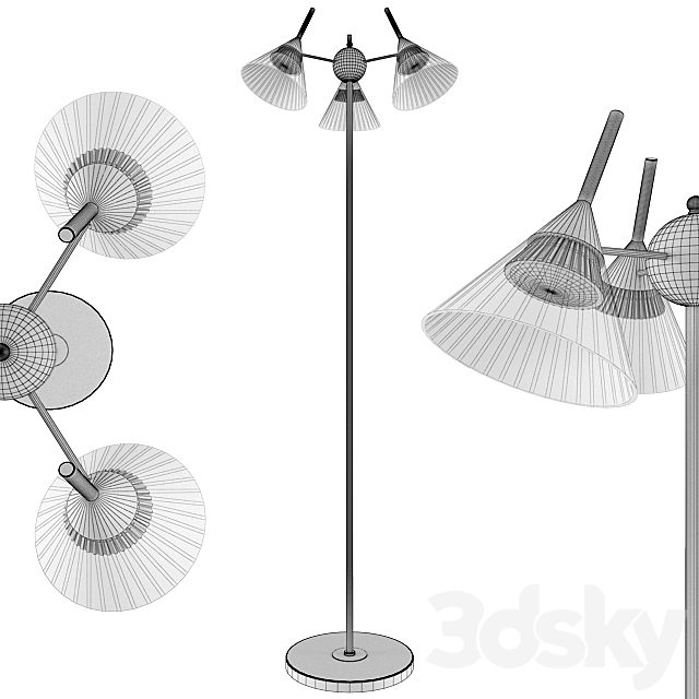 Floor lamp ST Luce _ CONO _ SL930.105.03 3DSMax File - thumbnail 2