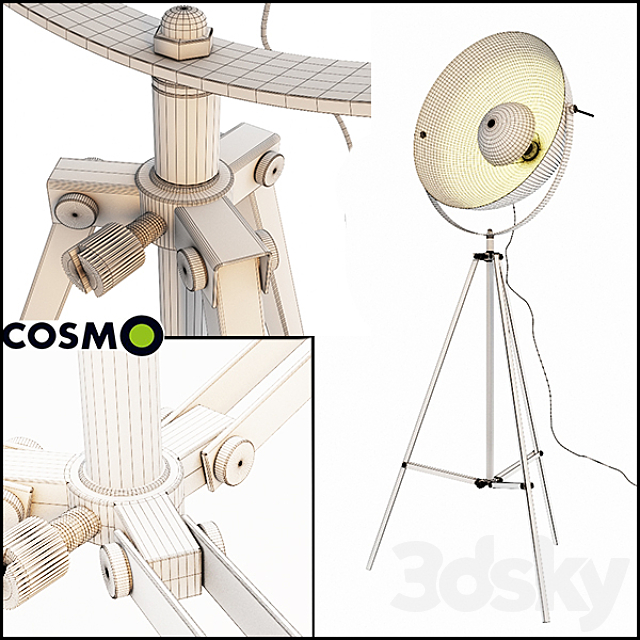 Floor lamp Studio 3DSMax File - thumbnail 3