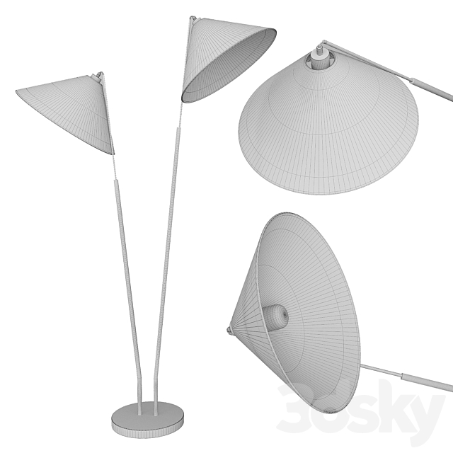 Floor Lamp TK Lighting Lampada 3DSMax File - thumbnail 2