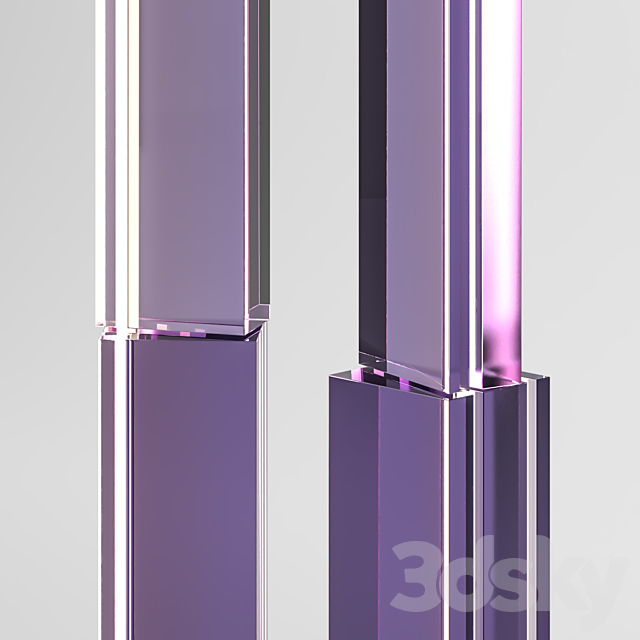 Floor lamp Totem h1700 3DSMax File - thumbnail 3