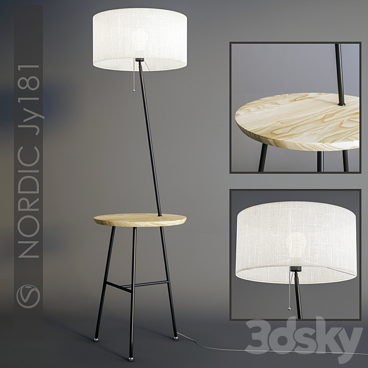 Floor lamp TRAZOS NORDIC Jy181 Floor Lamps 3DS Max - thumbnail 1