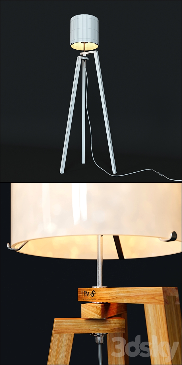 Floor lamp TREPAI 3DSMax File - thumbnail 3