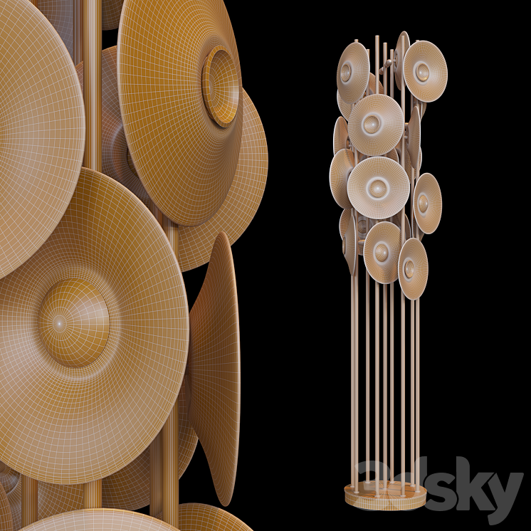 Floor Lamp Vargov® Design – LC0187 3DS Max - thumbnail 2