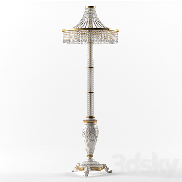 Floor lamp Zanaboni 3ds Max - thumbnail 1