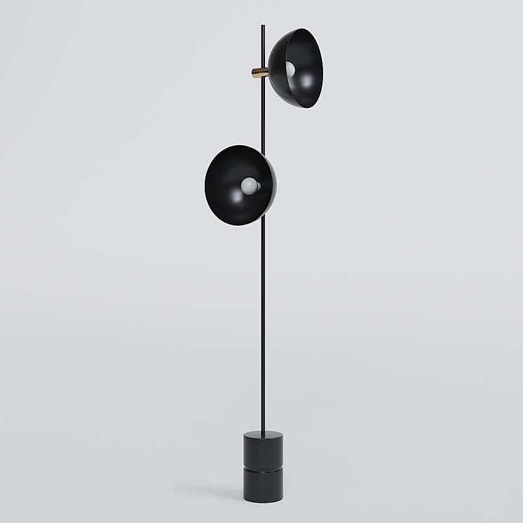 Floor lamp ZENA by Romatti 3DS Max - thumbnail 2