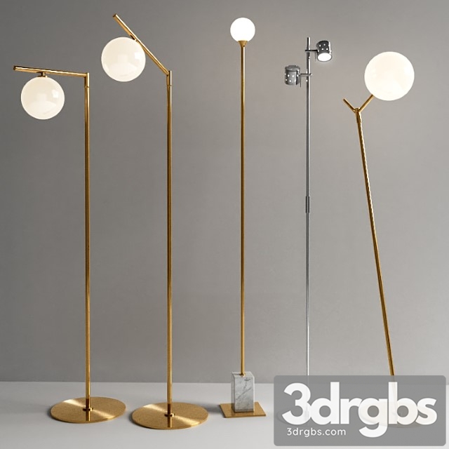 Floor lamps aromas del campo set 3dsmax Download - thumbnail 1