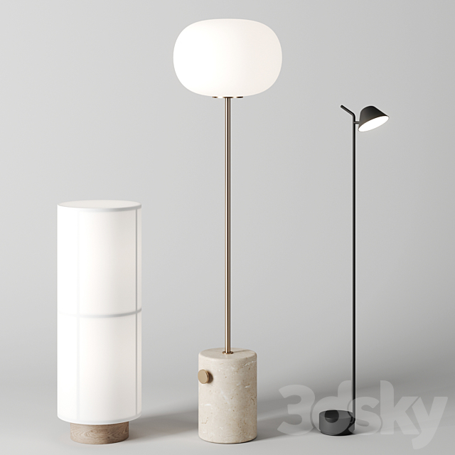 Floor lamps by Menu 3DSMax File - thumbnail 1