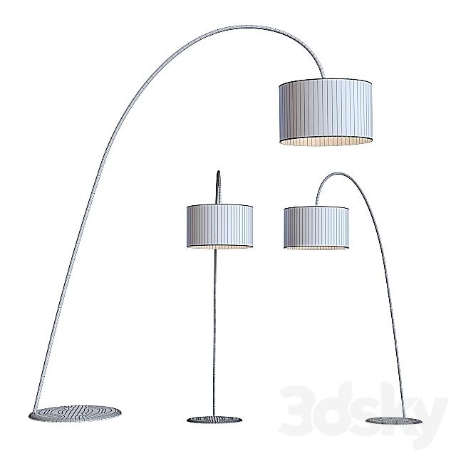 Floor lamps Nowodvorski 3DS Max Model - thumbnail 2