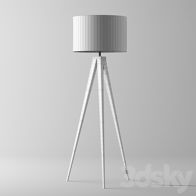 Floor lamps Zuiver Tripod Lamp 3DSMax File - thumbnail 2