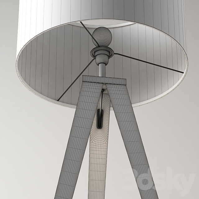 Floor lamps Zuiver Tripod Lamp 3DSMax File - thumbnail 3