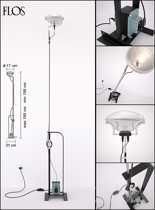 FLOS _ Toio 3DSMax File - thumbnail 1