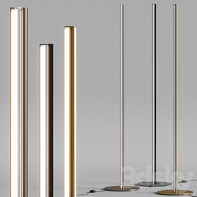 Flos Coordinates F Floor Lamp 3DSMax File - thumbnail 1