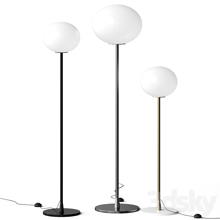 Flos Glo-Ball Floor Lamp 3DS Max - thumbnail 1