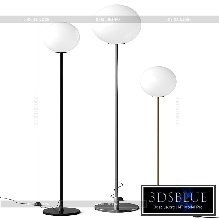 Flos Glo-Ball Floor Lamp 3DS Max - thumbnail 3