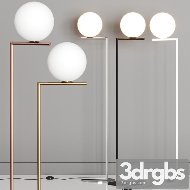 Flos Ic Lights F1 Floor Lamp 3dsmax Download - thumbnail 1