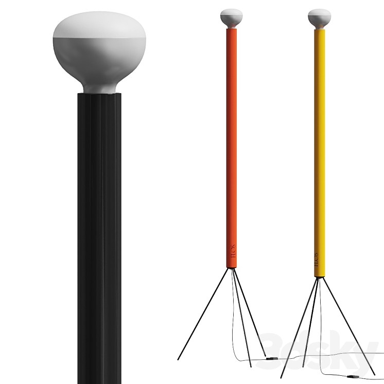 Flos Luminator Floor Lamp 3DS Max - thumbnail 1