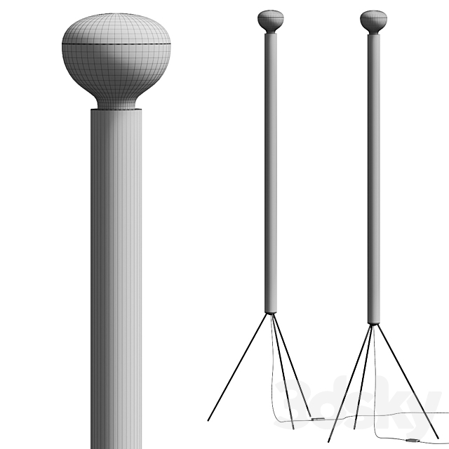 Flos Luminator Floor Lamp 3DSMax File - thumbnail 3