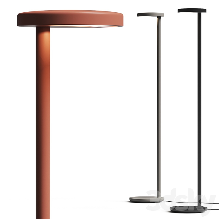 Flos Oblique Floor Lamps 3DS Max - thumbnail 1