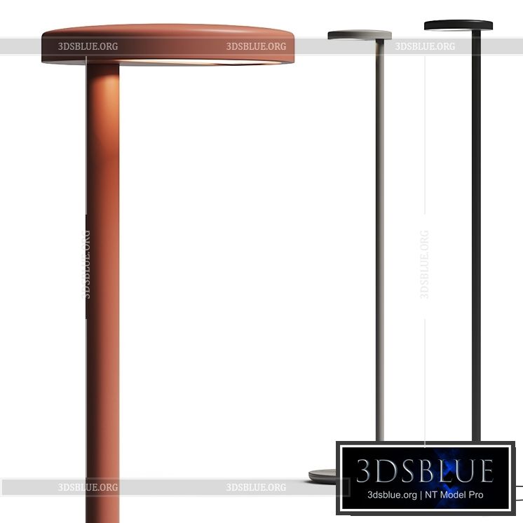 Flos Oblique Floor Lamps 3DS Max - thumbnail 3