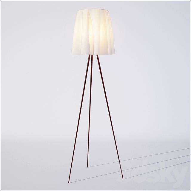 flos rosy angelis floor lamp 3ds Max - thumbnail 1