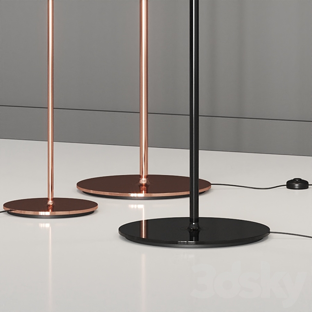 FontanaArte Equatore _ Lampatron Noten Floor Lamps 3DS Max Model - thumbnail 3