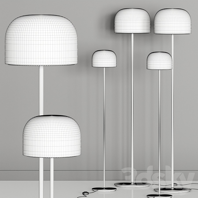 FontanaArte Equatore _ Lampatron Noten Floor Lamps 3DS Max Model - thumbnail 5