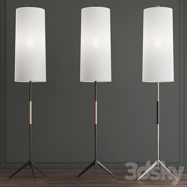 FRANKFORT FLOOR LAMP 3DS Max - thumbnail 1