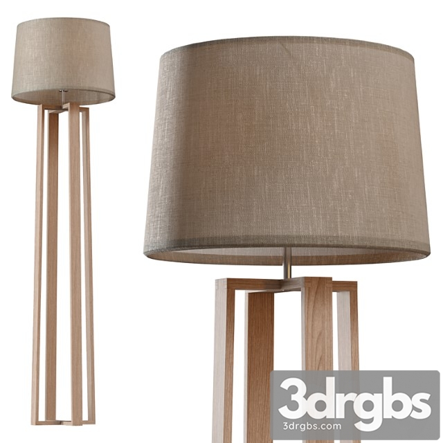 Freya Nubi FR5134 FL 01 BG Floor Lamp 3dsmax Download - thumbnail 1