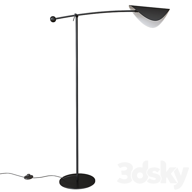 Funambule Adjustable Reading Floor Lamp 3DSMax File - thumbnail 2