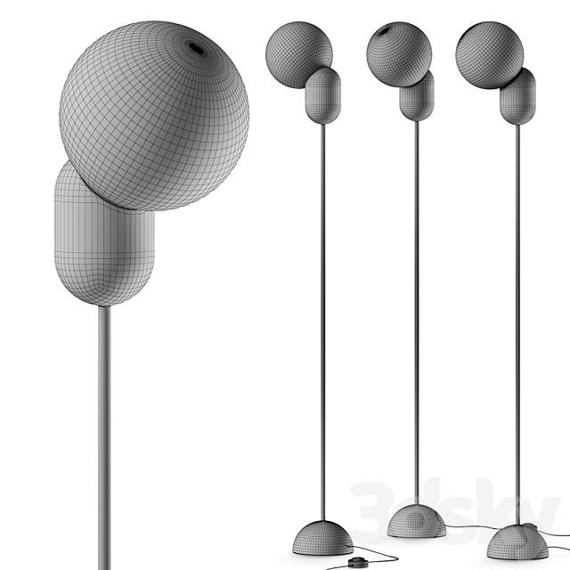 Gantri Louis Filosa Cantilever Floor Lamp 3DSMax File - thumbnail 3