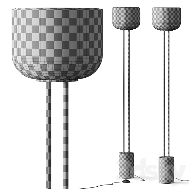 Gantri Studio Elk Arpeggio Floor Lamp 3DSMax File - thumbnail 2