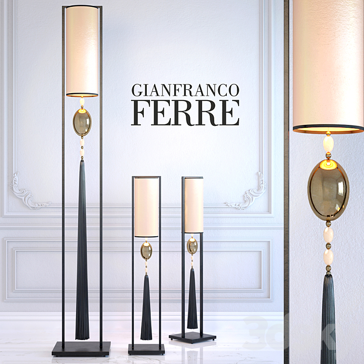 Gianfranco Ferre Home BRENDA 3DS Max - thumbnail 1