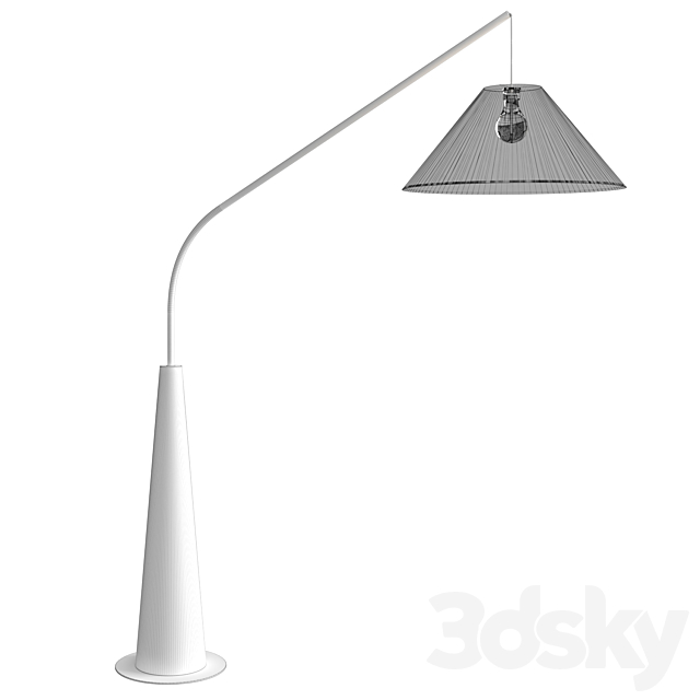 Gibson Hanging Arc Floor Lamp 3DSMax File - thumbnail 4