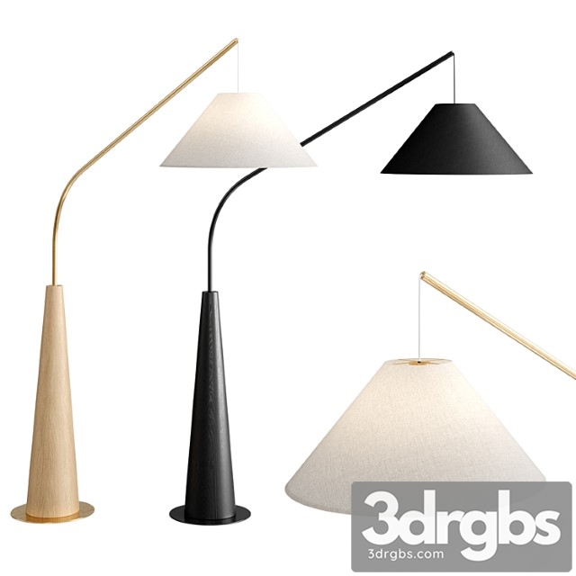 Gibson hanging arc floor lamp - thumbnail 1