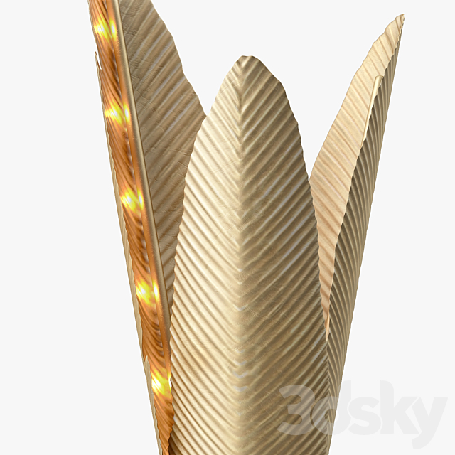 Ginger and Jagger Bananas Floor Lamp 3DS Max Model - thumbnail 3