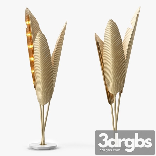 Ginger and jagger bananas floor lamp 3dsmax Download - thumbnail 1