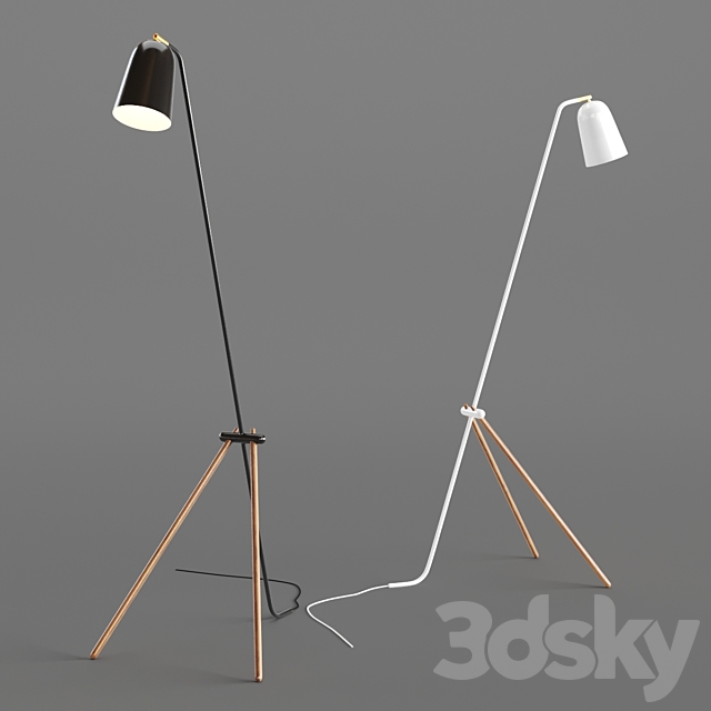 giraffe floor lamp 3DSMax File - thumbnail 1