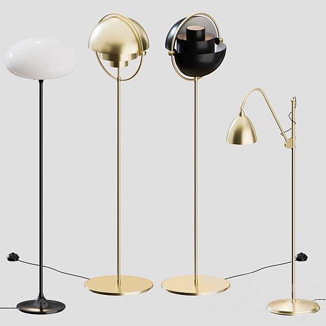 Gubi Floor Lamps Collection 02 3DSMax File - thumbnail 4