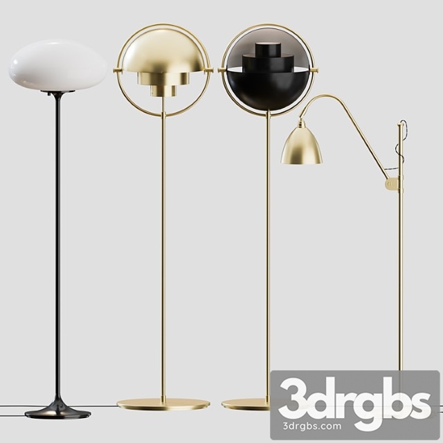 Gubi floor lamps collection 02 - thumbnail 1