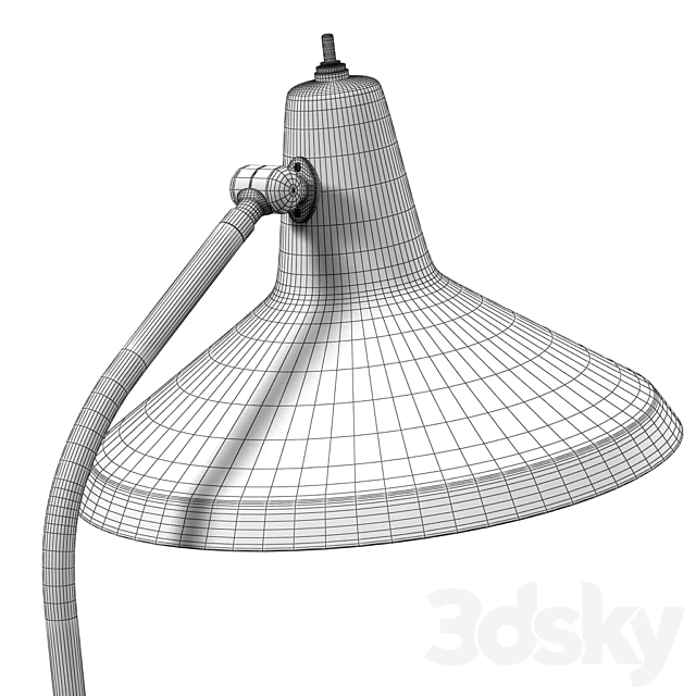 Gubi lampadaire G10 floor lamp 3DS Max Model - thumbnail 3