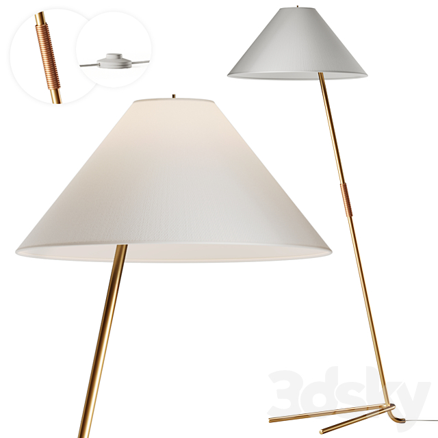 Hase BL Floor Lamp by Kalmar 3ds Max - thumbnail 1