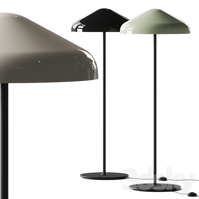 Hay Pao Steel Floor Lamp 3DSMax File - thumbnail 1