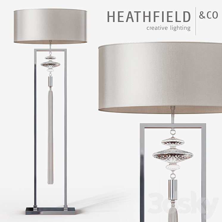 HEATHFIELD CONSTANCE FLOOR LAMP 3DS Max - thumbnail 1