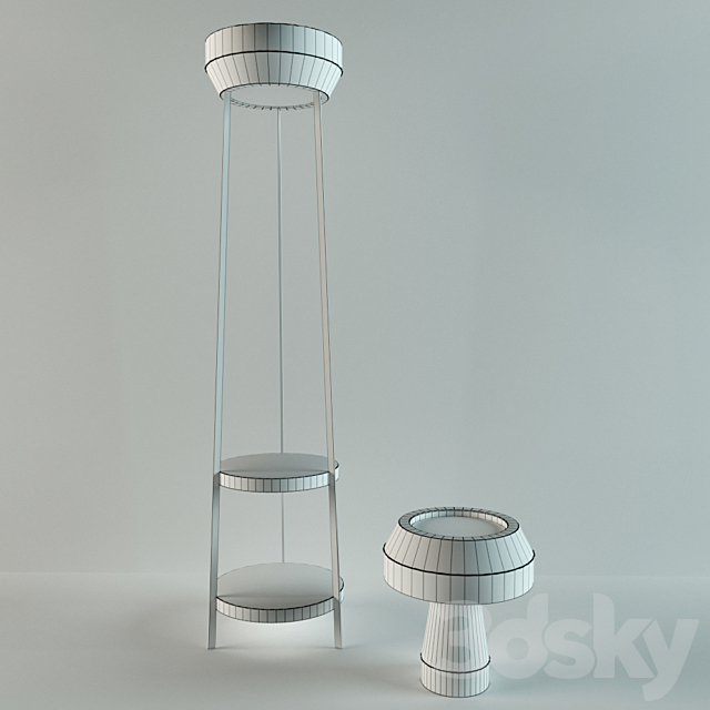 heavy metal lamp 3ds Max - thumbnail 3