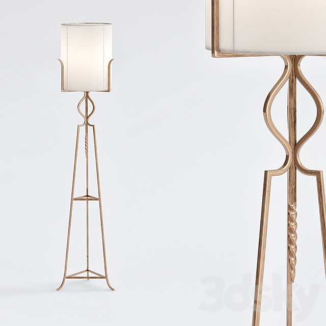 Hendrik Floor Lamp – Arteriors 3ds Max - thumbnail 1