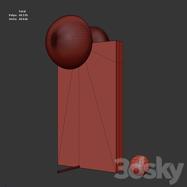 Henge Floyd Floor Lamp 3ds Max - thumbnail 3